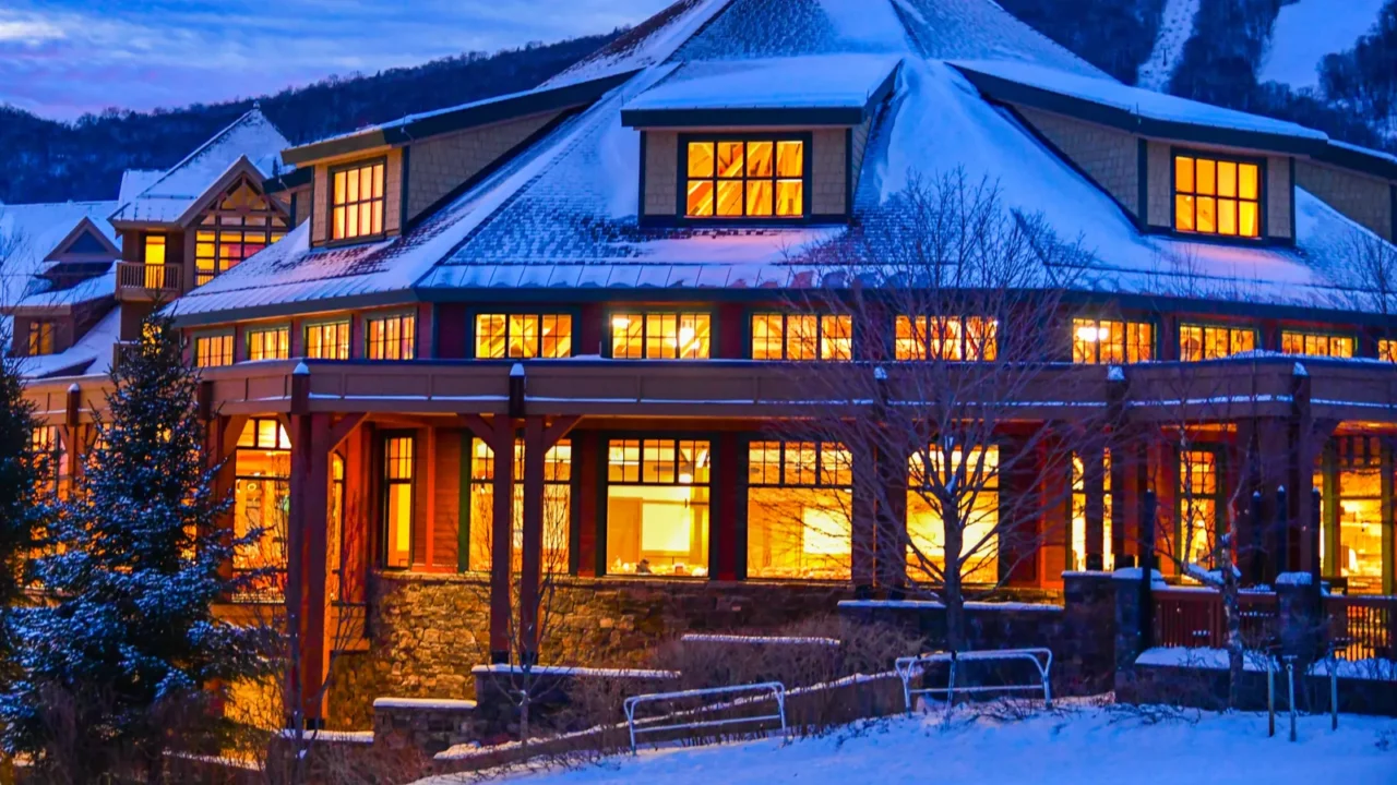 stowe mountain ski resort in vermont spruce peak village at