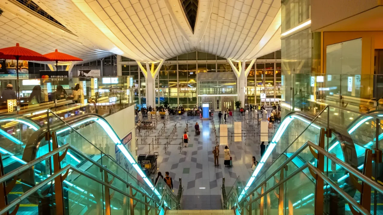 tokyo japan  april 19 2018 haneda airport is one