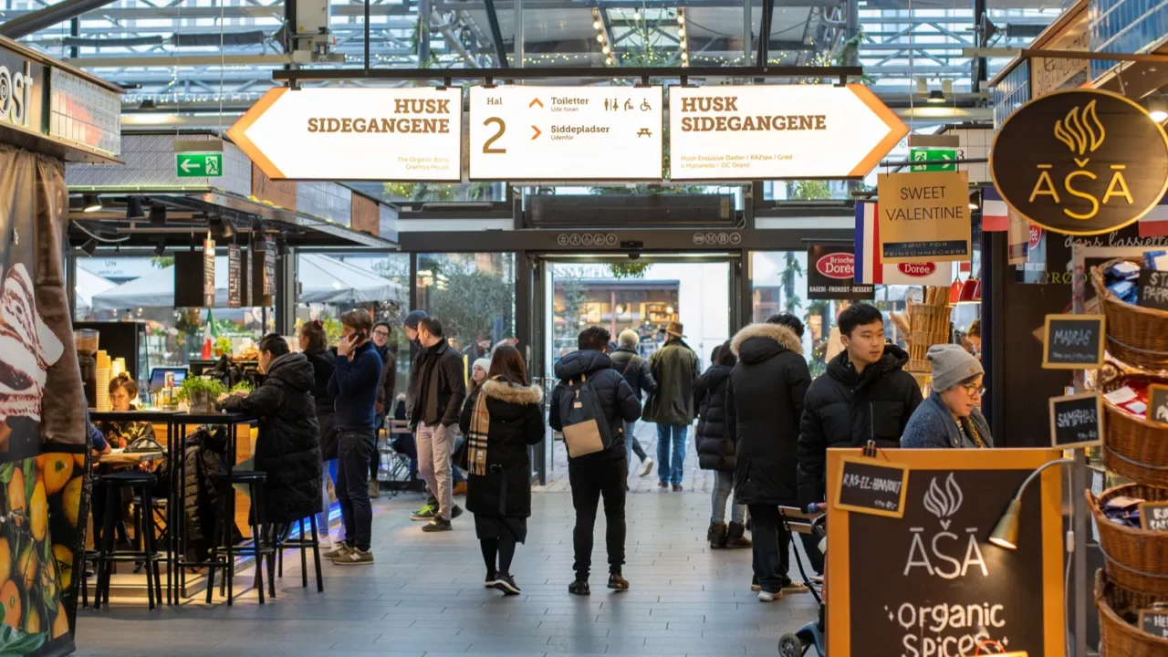 torvehallerne in copenhagen denmark