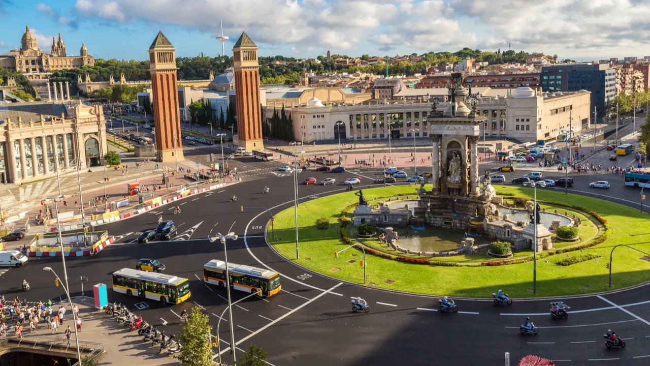 view of barcelona center