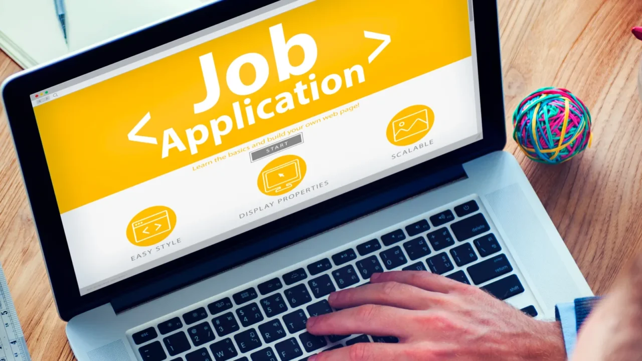 web designer and office design vacancy concepts