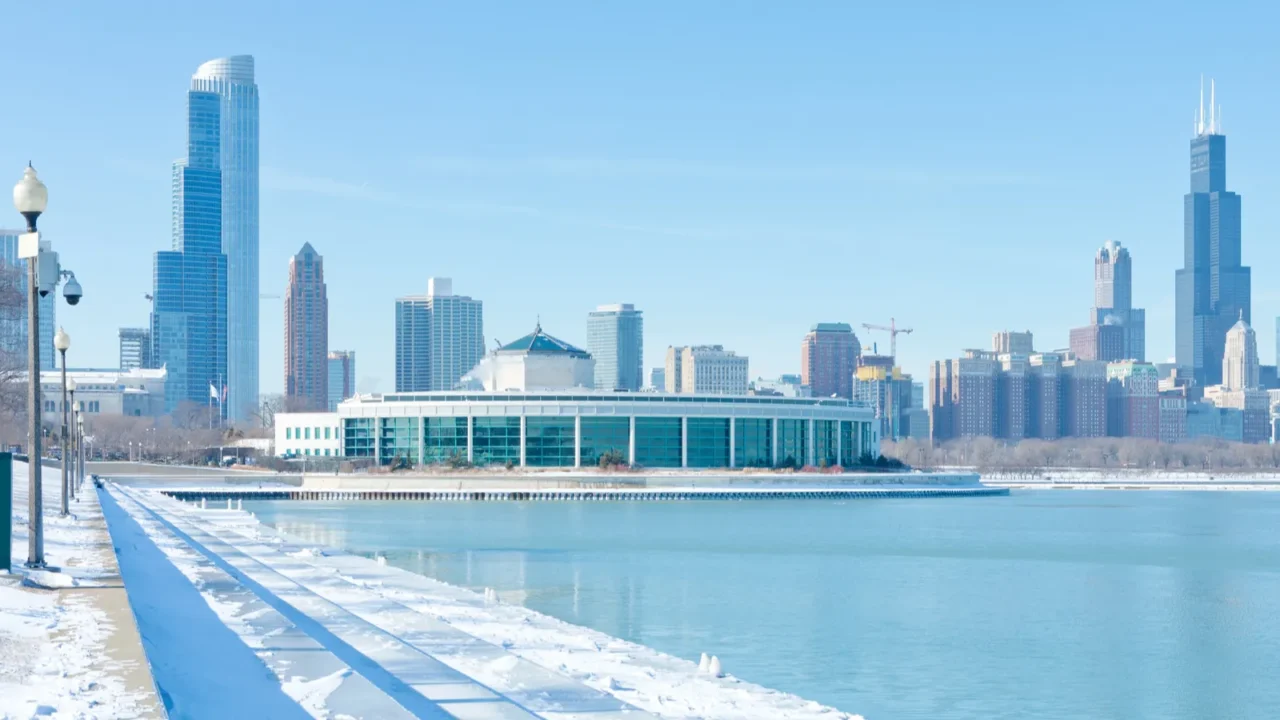winter in chicago