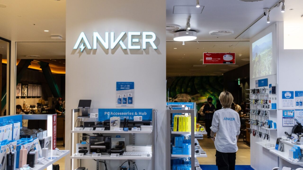 Tokyo, Japan, 29 October 2023 : ANKER store showcasing technology products