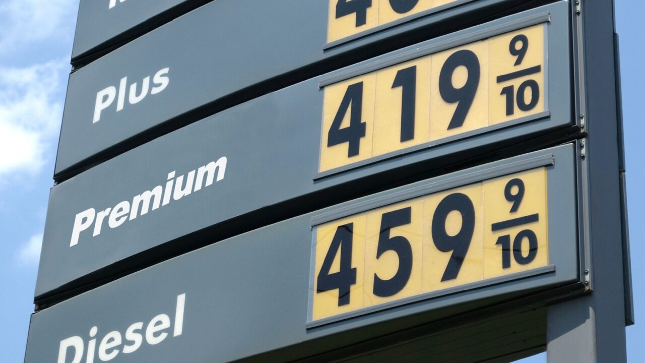 Higher Price Gas Station Sign