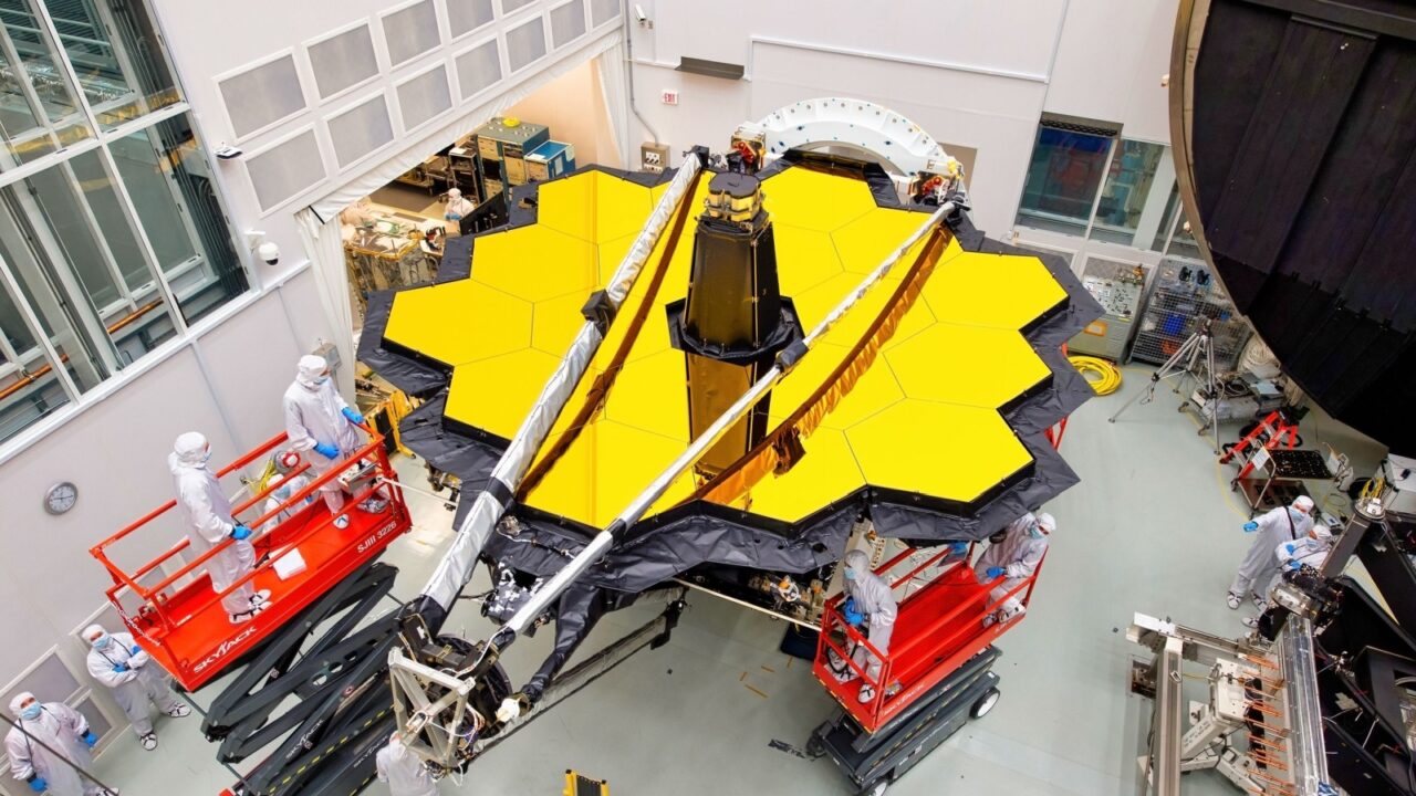 The James Webb Telescope. Space Observatory for the Study of the Universe and exploration of deep space. Elements of this image furnished by NASA