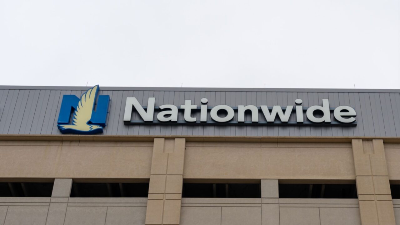 Nationwide regional headquarters in Des Moines, Iowa, USA, May 6, 2023. Nationwide is a group of large U.S. insurance and financial services companies.