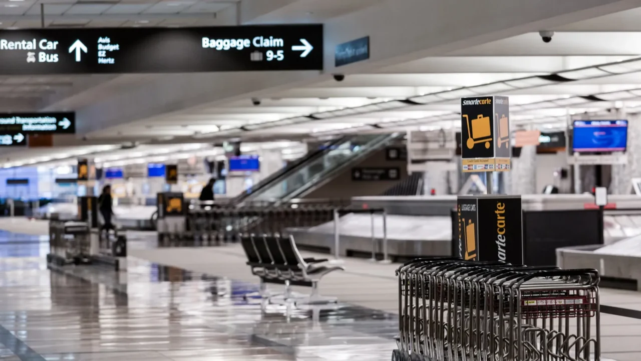 baggage claim at airport