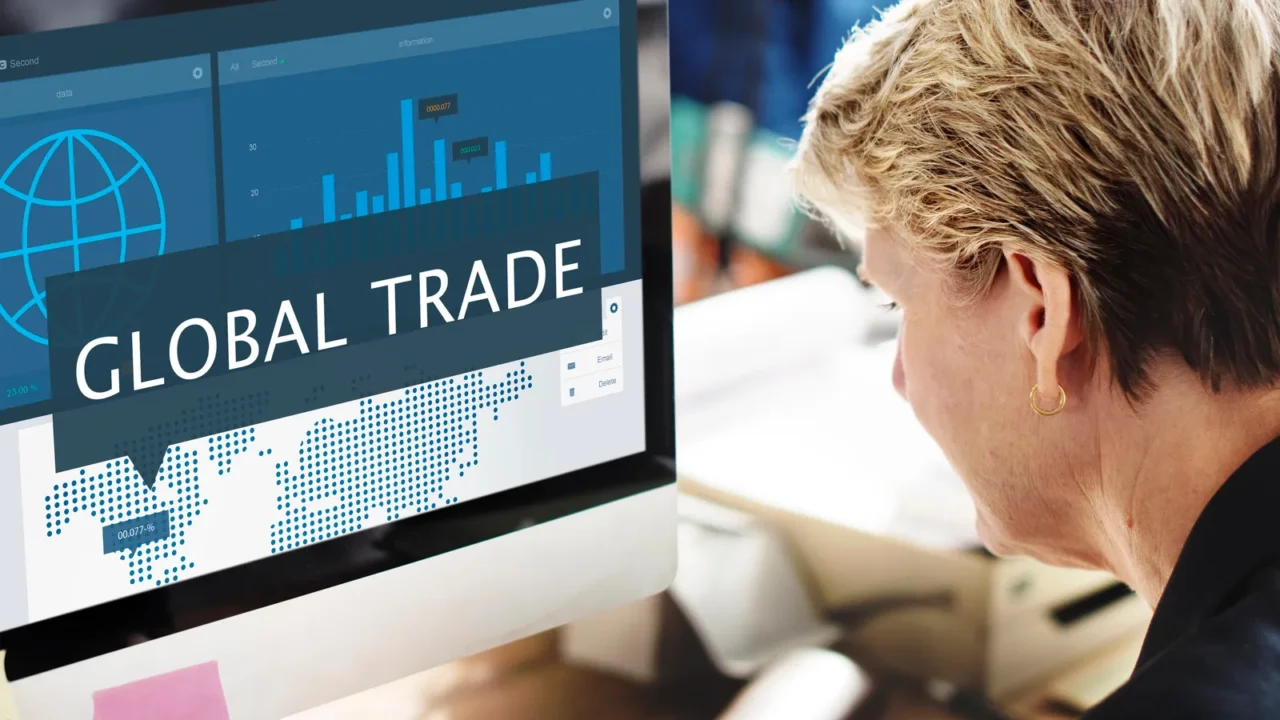 business woman working with computer