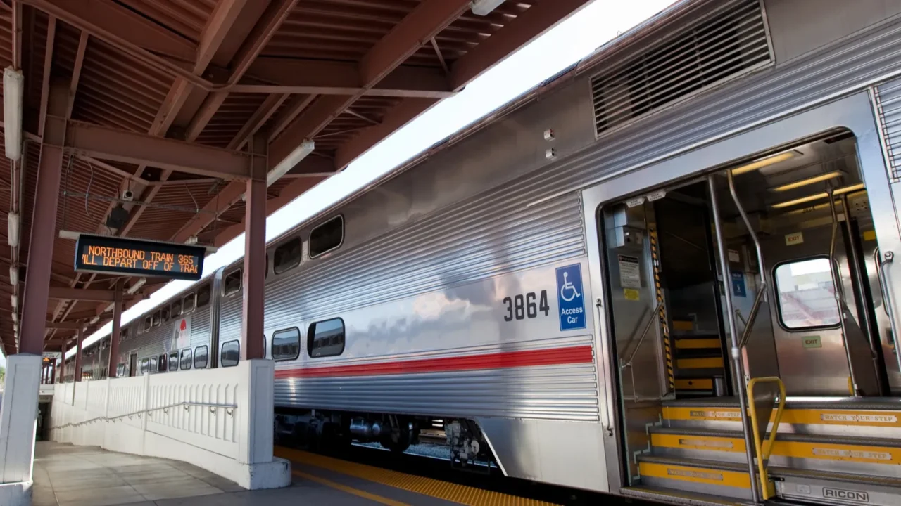 caltrain ready for boarding