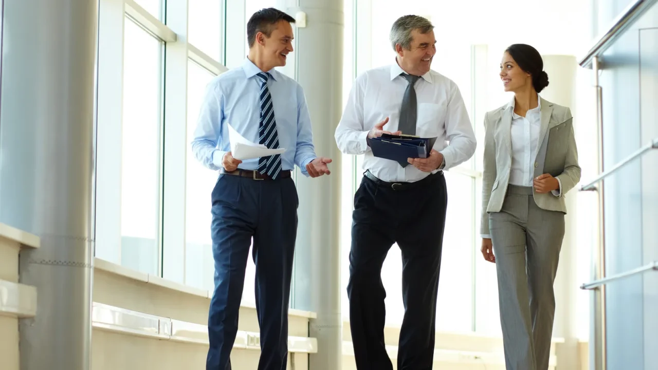 confident business partners