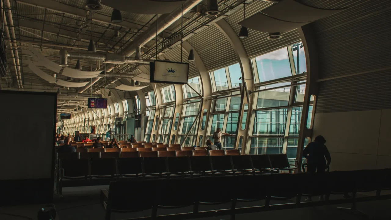 copenhagen denmark  april 30 2020 interior of waiting hall