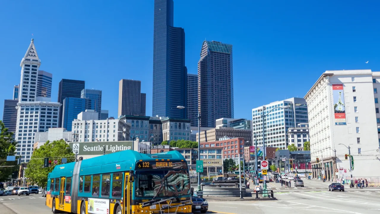 downtown seattle wa usa