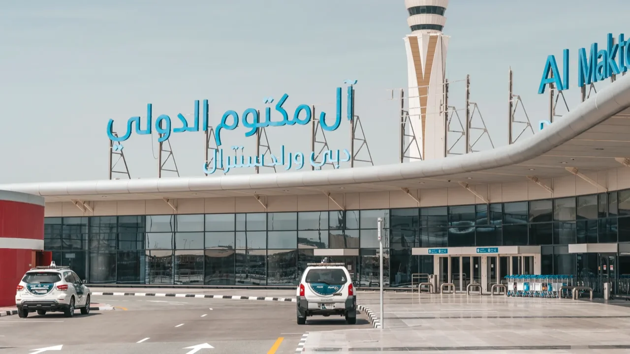 dubai uae  may 15 2025 al maktoum international airport