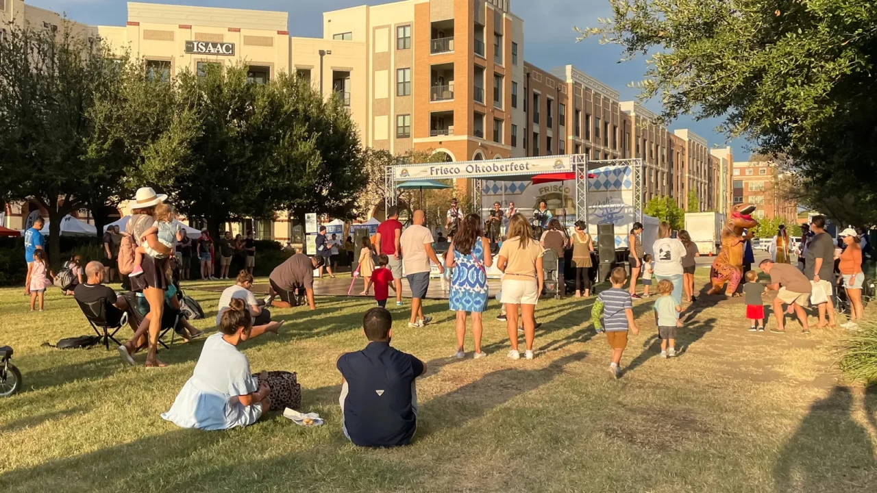 frisco tx usa  october 2 2021 roadside view of