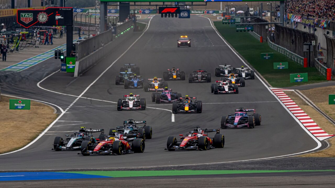 SHANGHAI, CHINA - March 15, 2026: Lewis Hamilton, from United Kingdom competes for Ferrari. Race day for the F1 Chinese Grand Prix 2026.