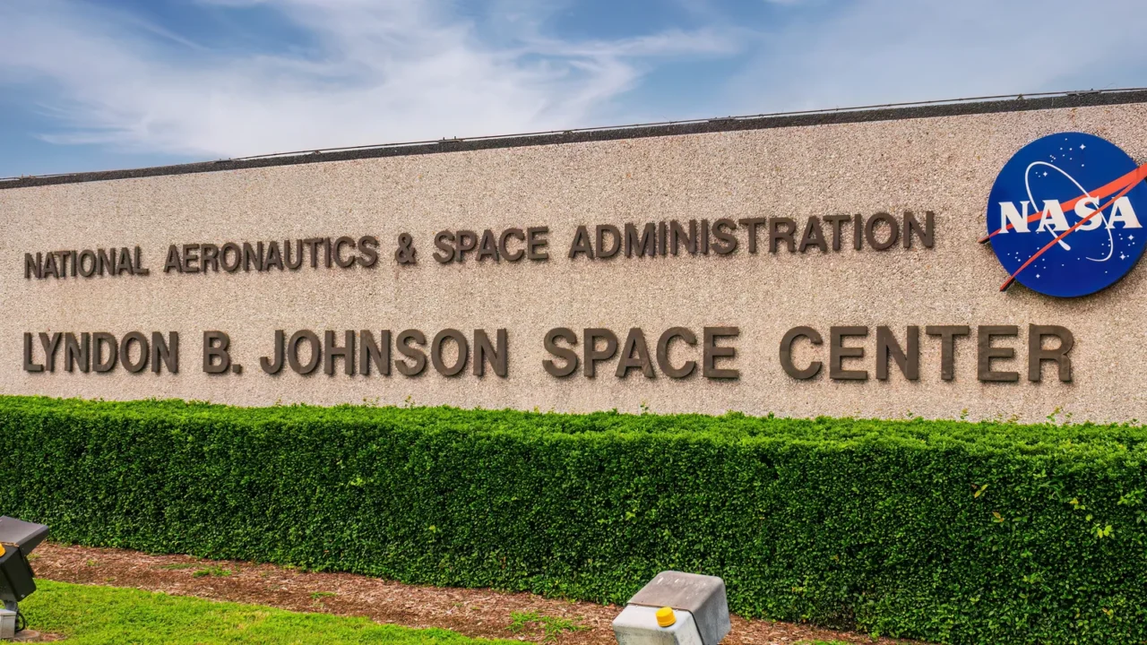 johnson space center sign in houston texas