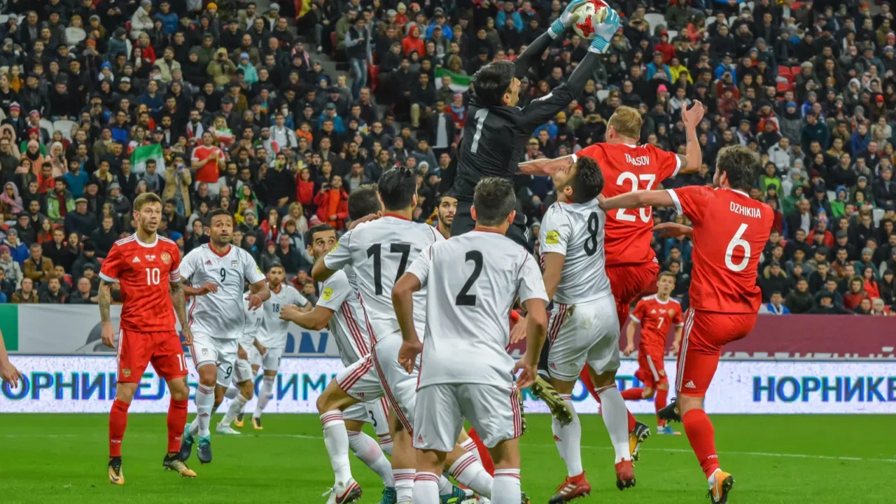 kazan russia  october 10 2017 iran national football team