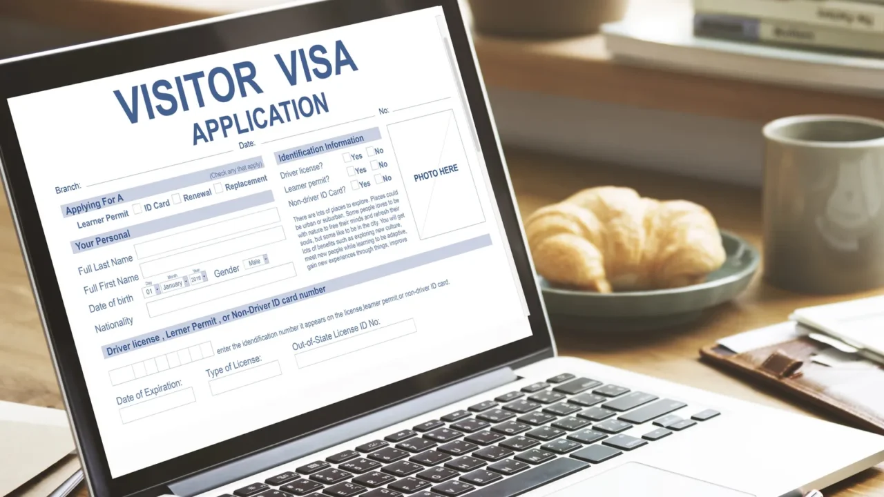 laptop at working desk