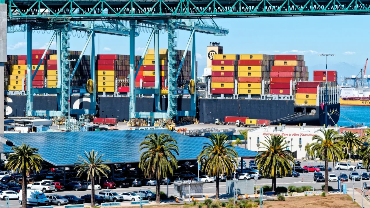 los angeles california  april 23 2022 the port of