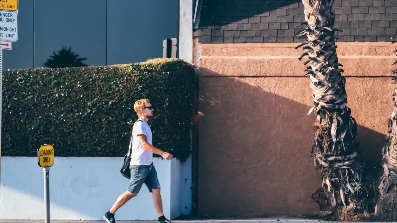 los angeles circa 2011 street in downtown los angeles