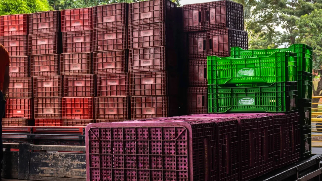 marilia sao paulo brazil april 24 2025 a worker unloads