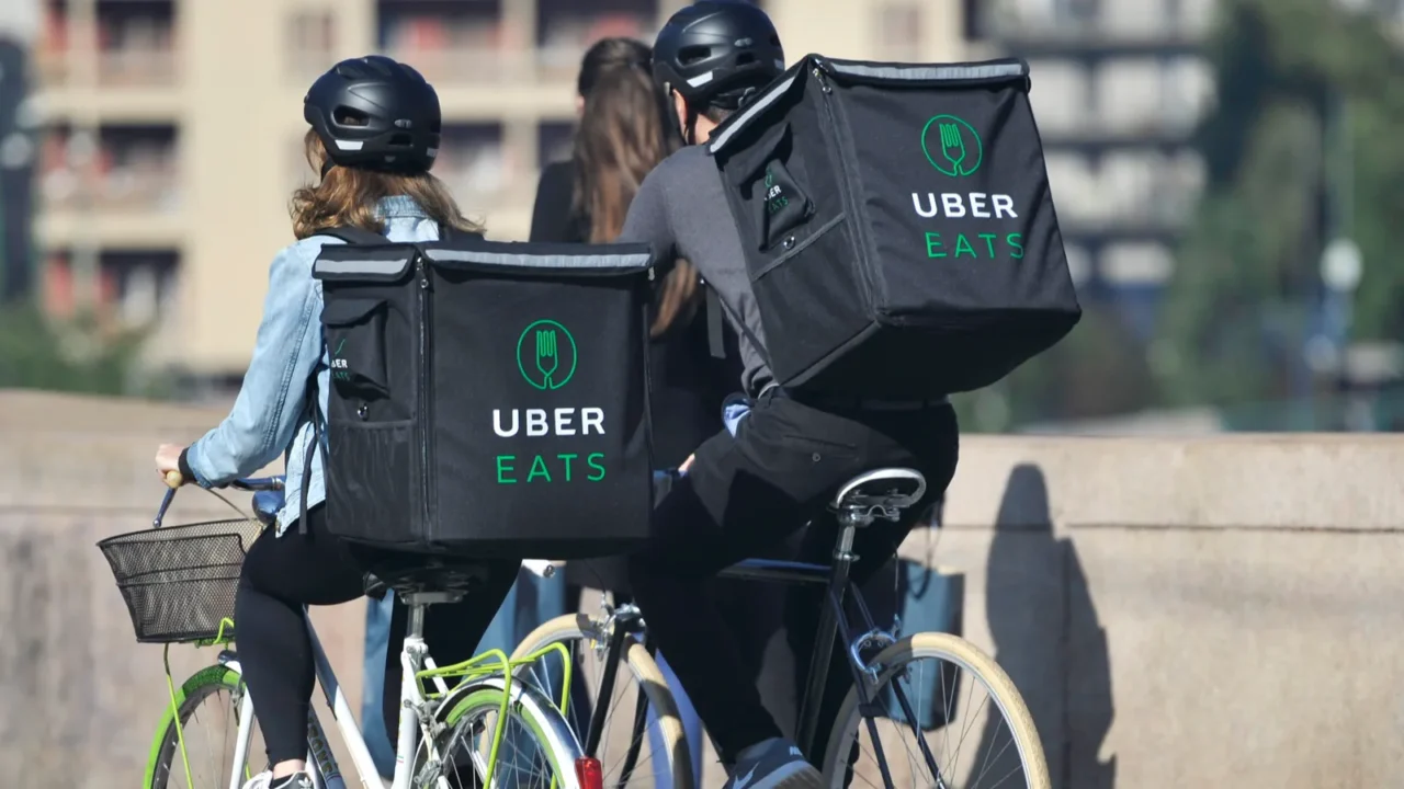 milan  the use of uber eats to order food