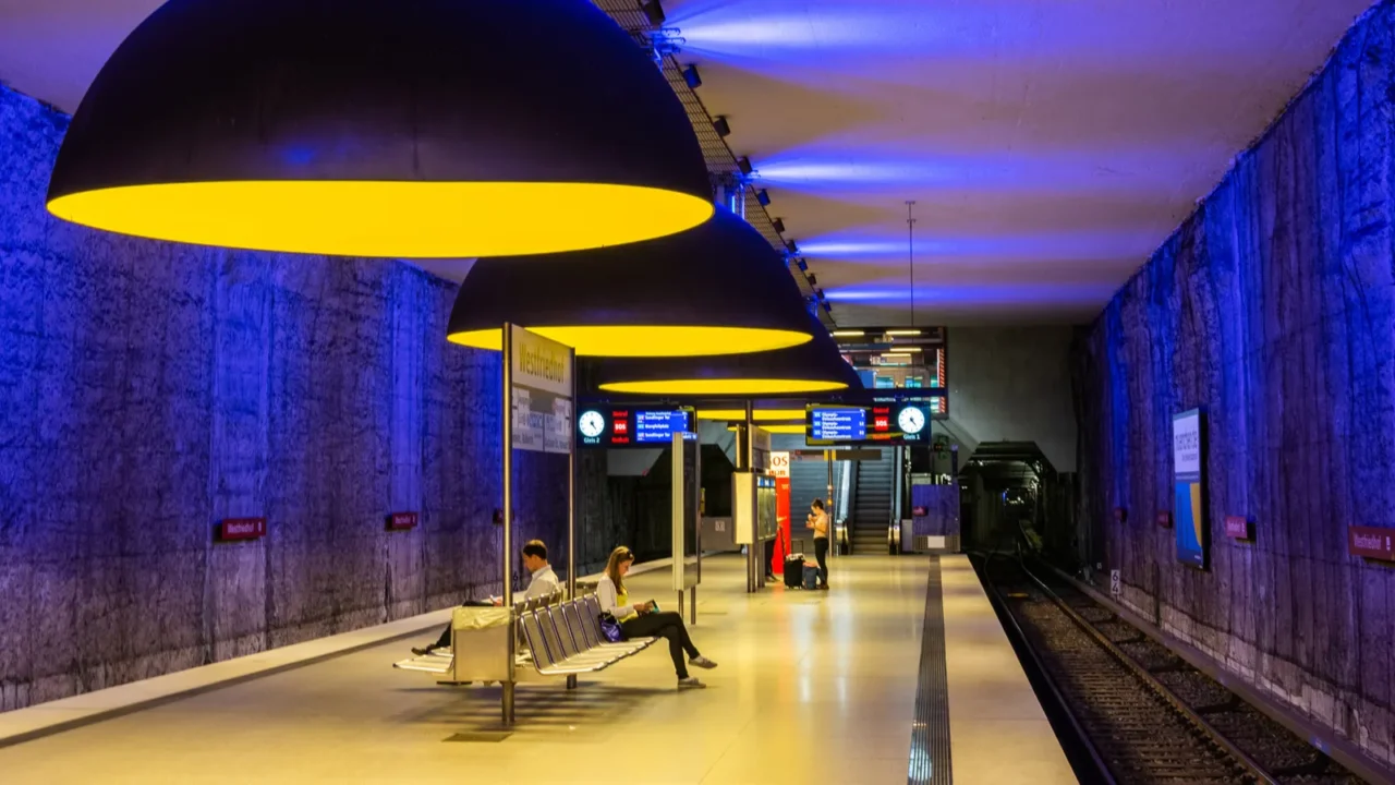 munich germany july 1 2016 interior view of westfriedhof