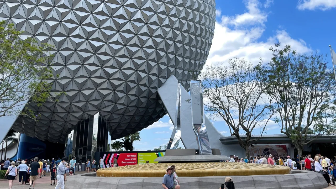 orlando fl usa april 27 2021 the spaceship earth ride
