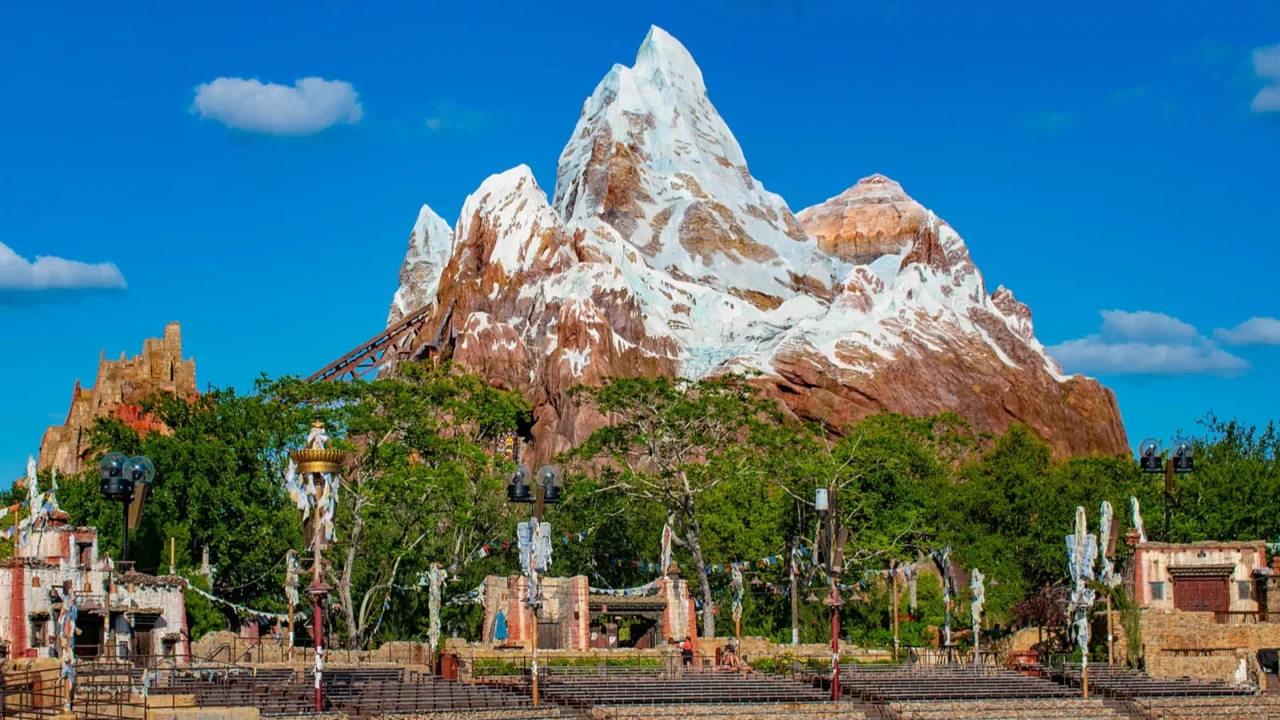 orlando florida april 29 2019 expedition everest mountain and theater