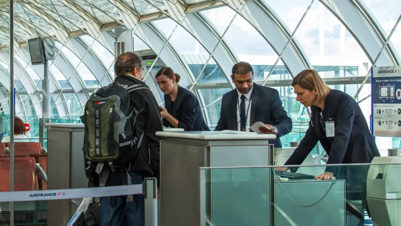 paris france  on september 1 2015 the international airport