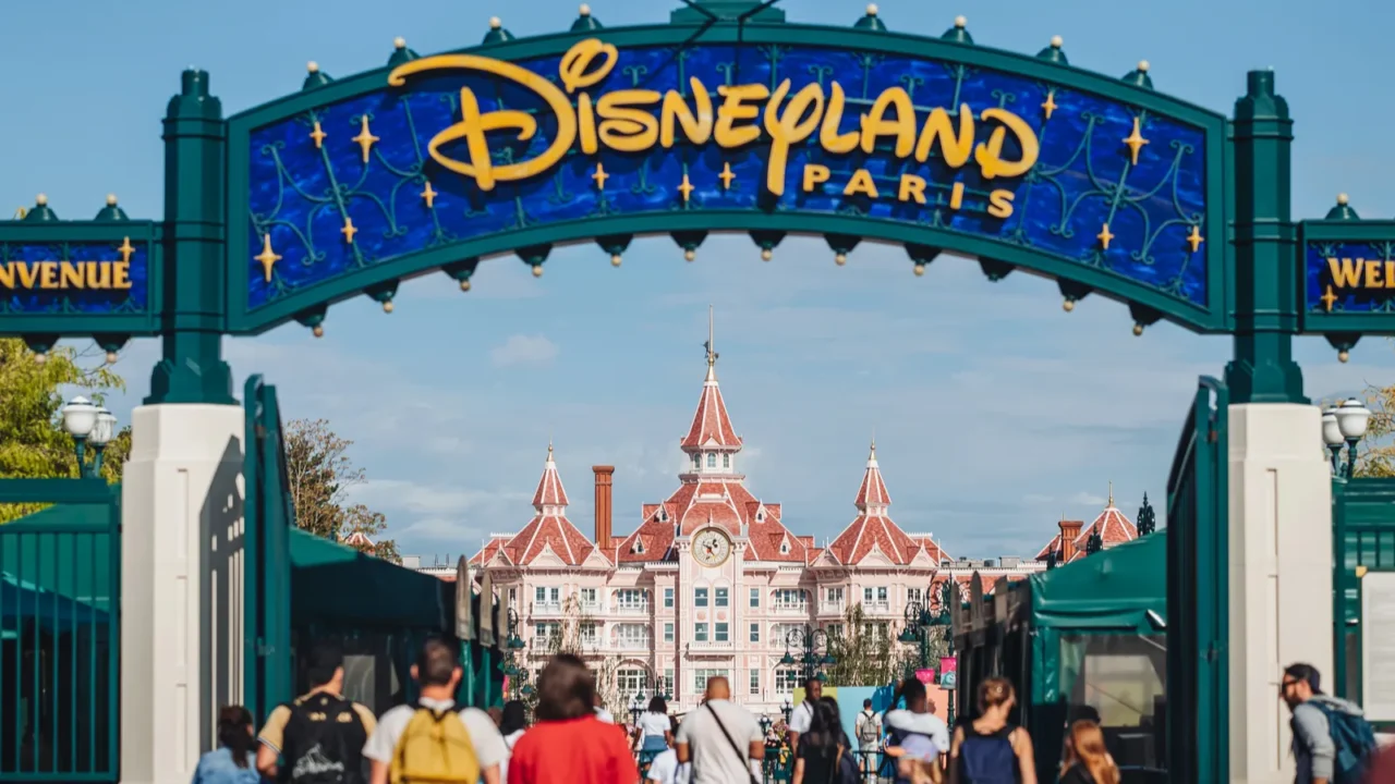 paris france september 2023 entering the main gate of the