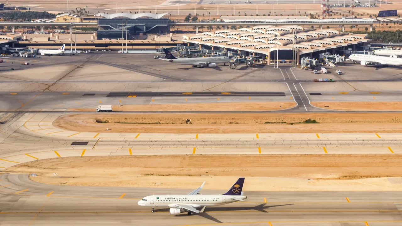 riyadh saudi arabia  february 15 2023 aerial view of