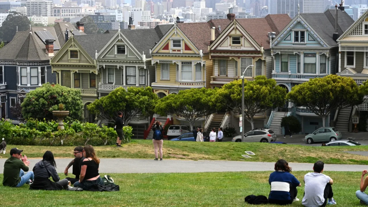 san francisco ca usa  july 27 2023 people rest