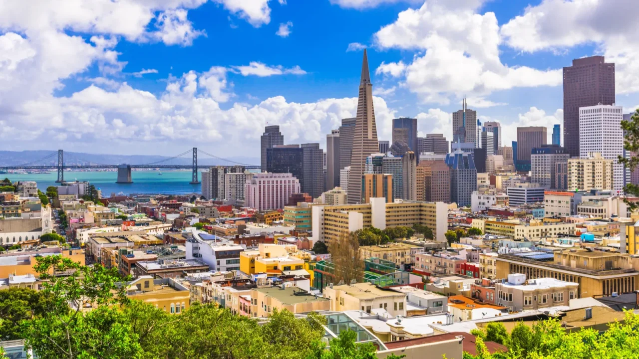 san francisco california usa skyline