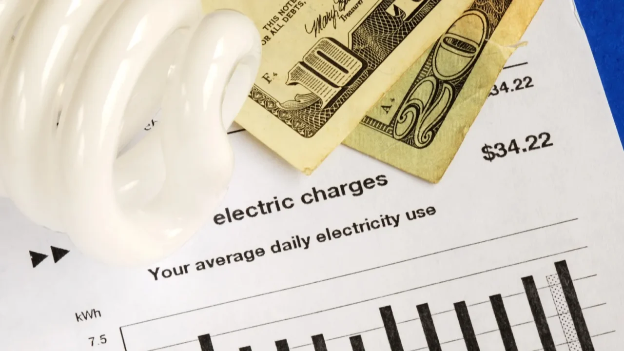 save money by using energy savings light bulbs concepts of