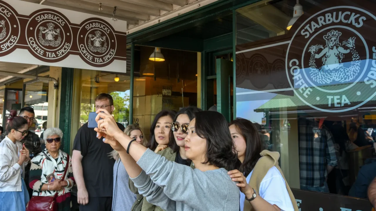seattle washington state usa  june 2018 sign hanging outside