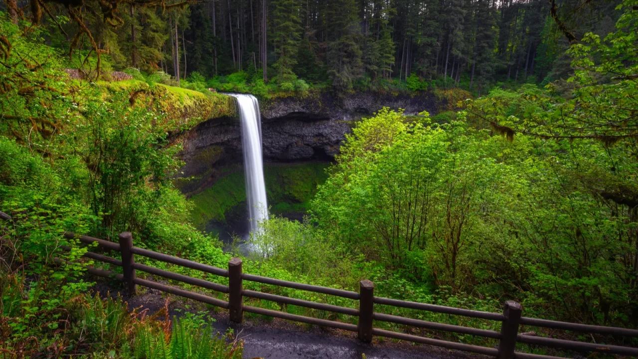 South Falls in Silver Falls State Park, Oregon.
