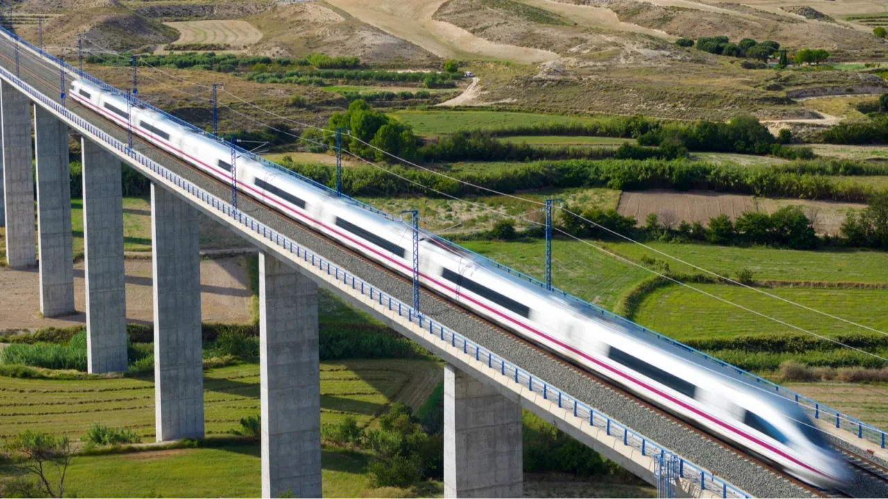 speed train in spain