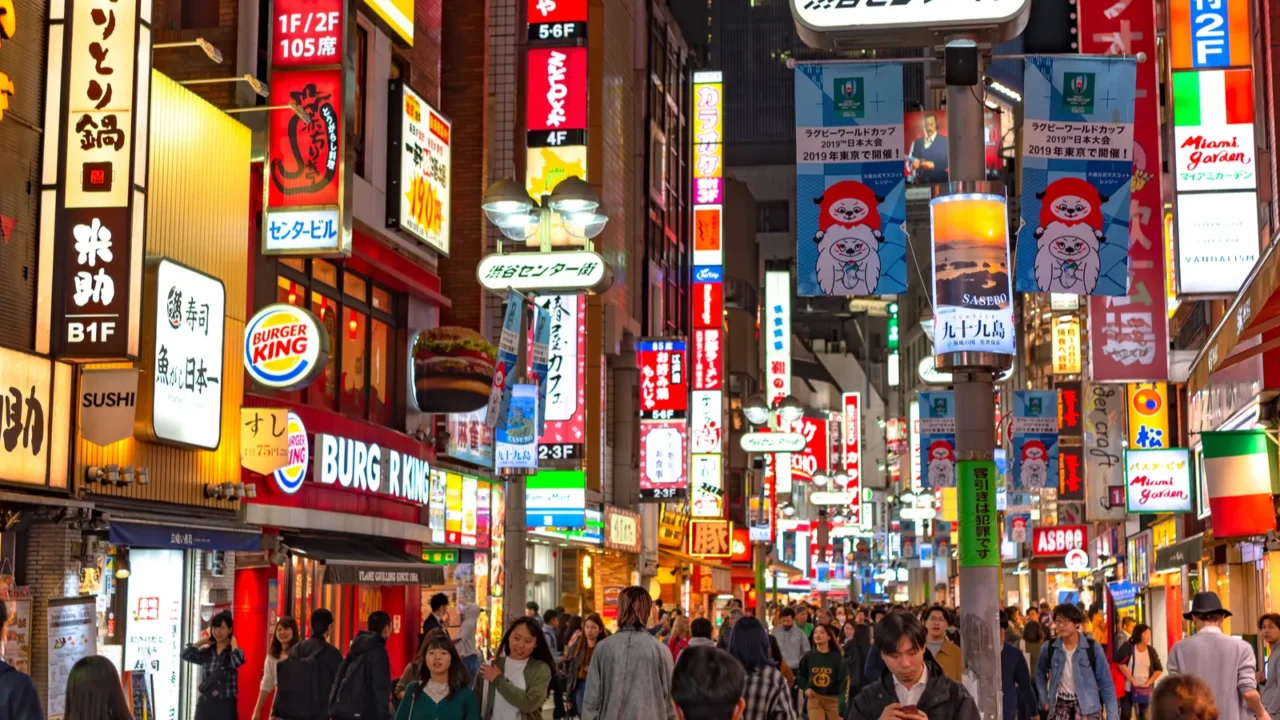 tokyo japan oct 31 2018 crowd of people in