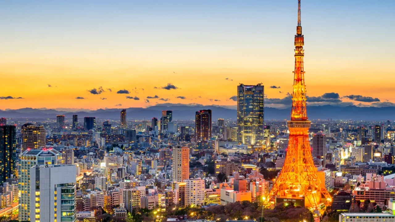 tokyo japan skyline