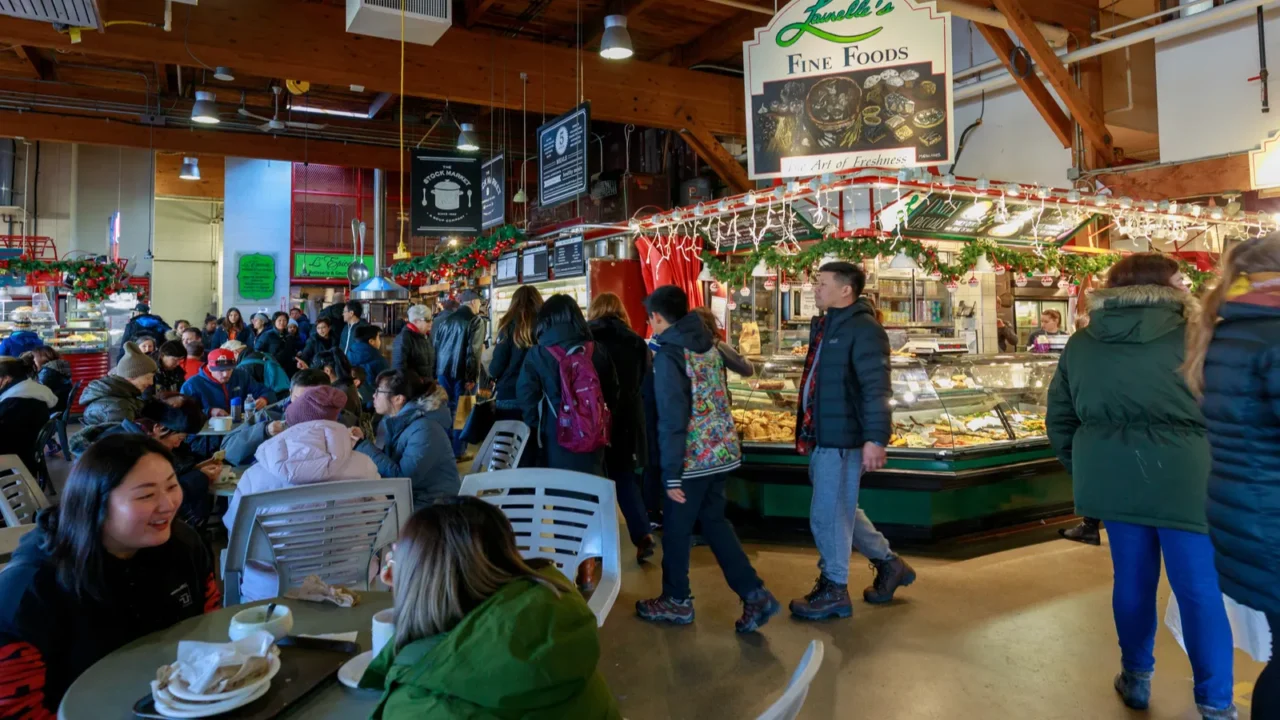 vancouver canada feb 1 2019 granville island public