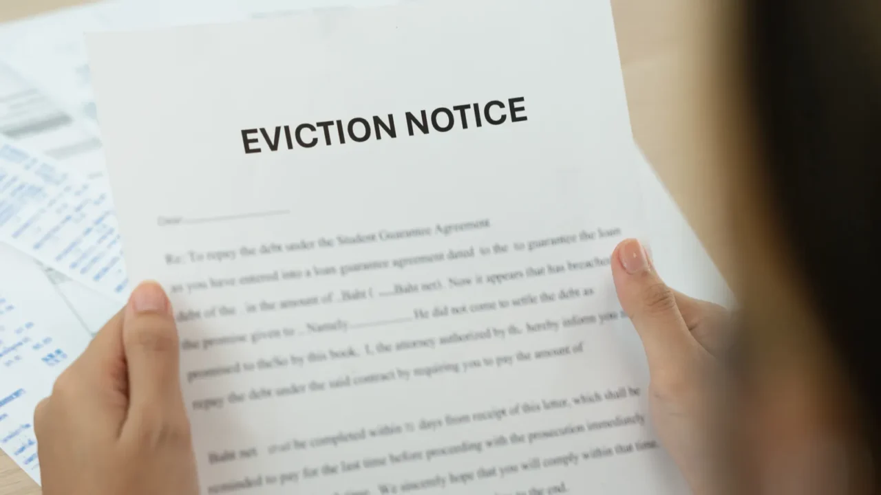 woman is stressed due to imminent seizure of assets debts