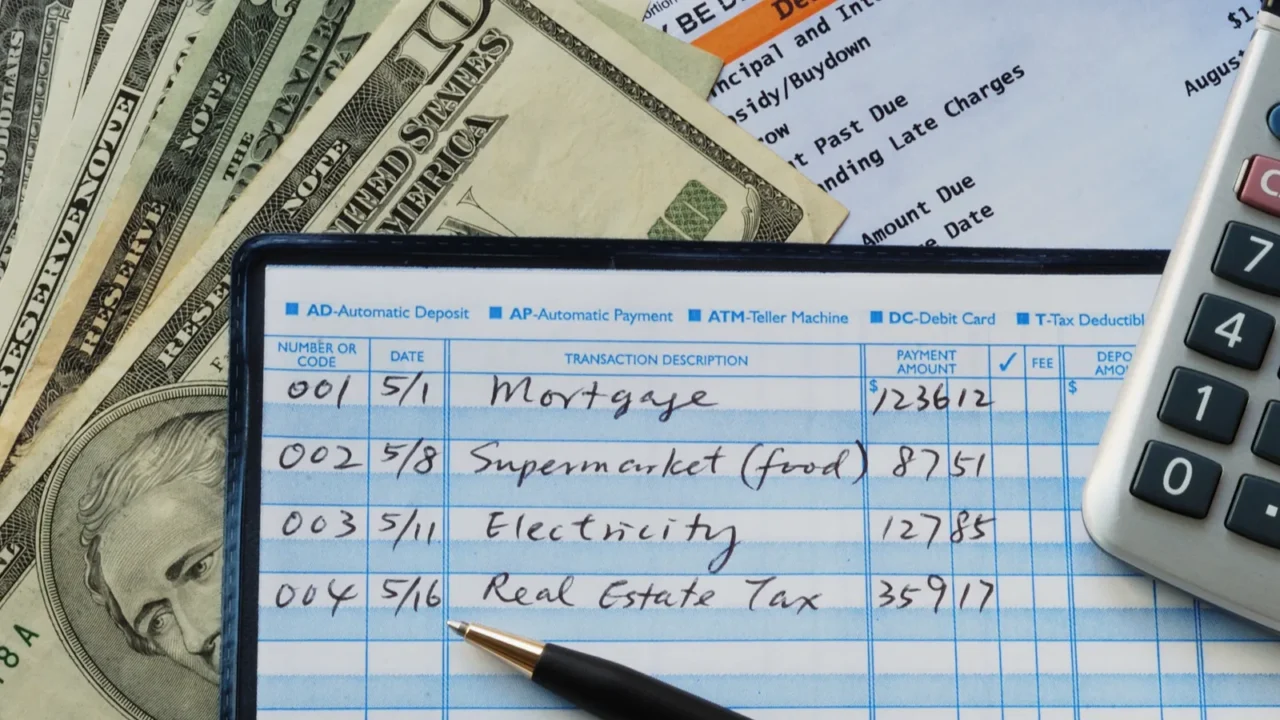 write some checks to make payments for household expenses