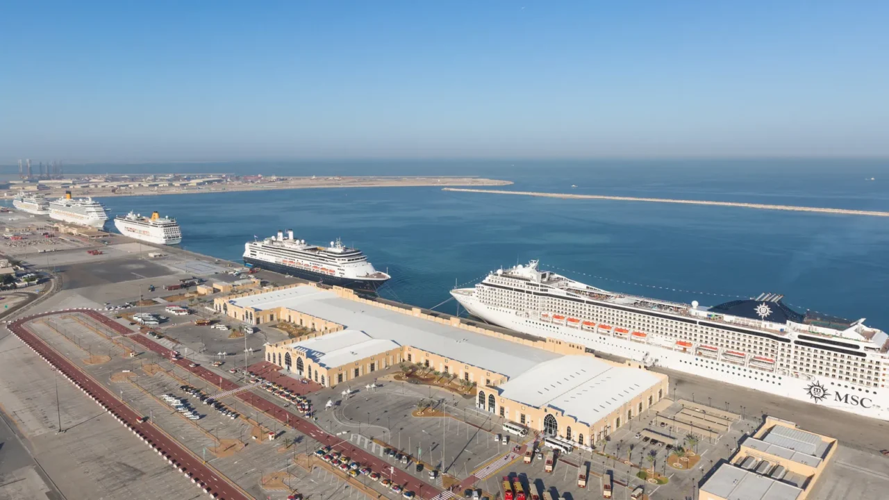 united arab emirates dubai 03122015 dubai cruise port terminal port