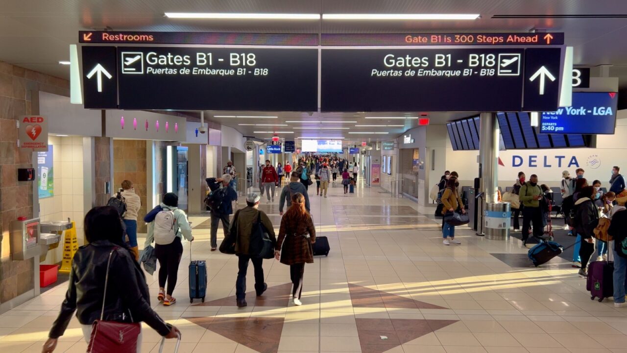 Hartsfiield Jackson International Airport - ATLANTA, USA - FEBRUARY 13, 2022