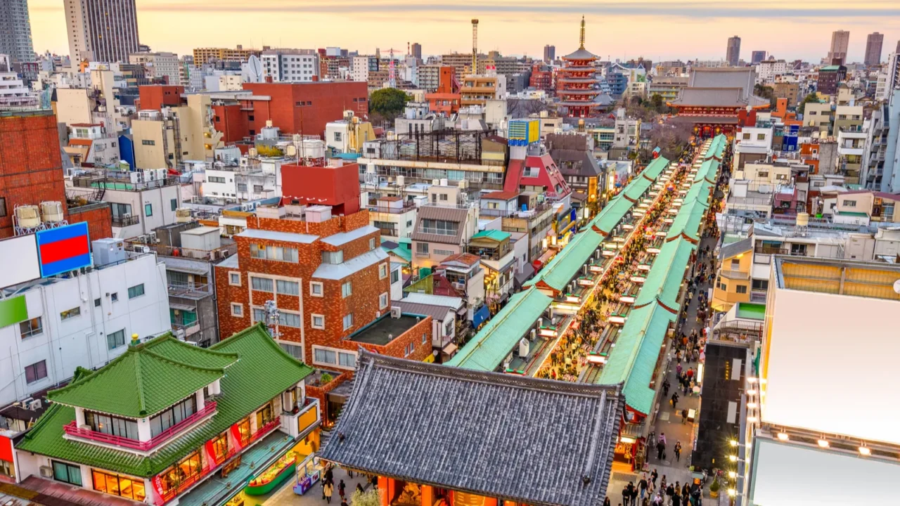 asakusa tokyo japan cityscape