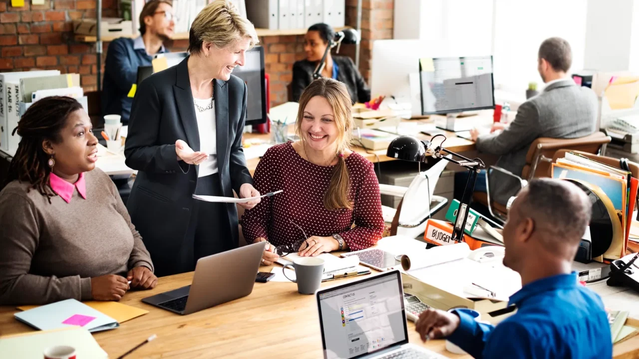 business team discussing