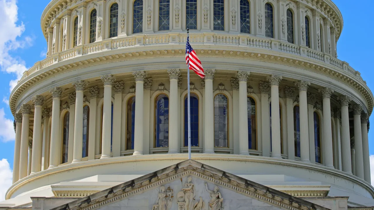 washington dc usa august 26 2025 striking domed facade